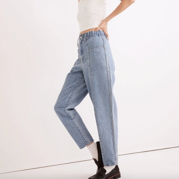 GUC Madewell Pull-On Balloon Jeans: Paperbag Edition, Sz XS - Picture 3 of 5